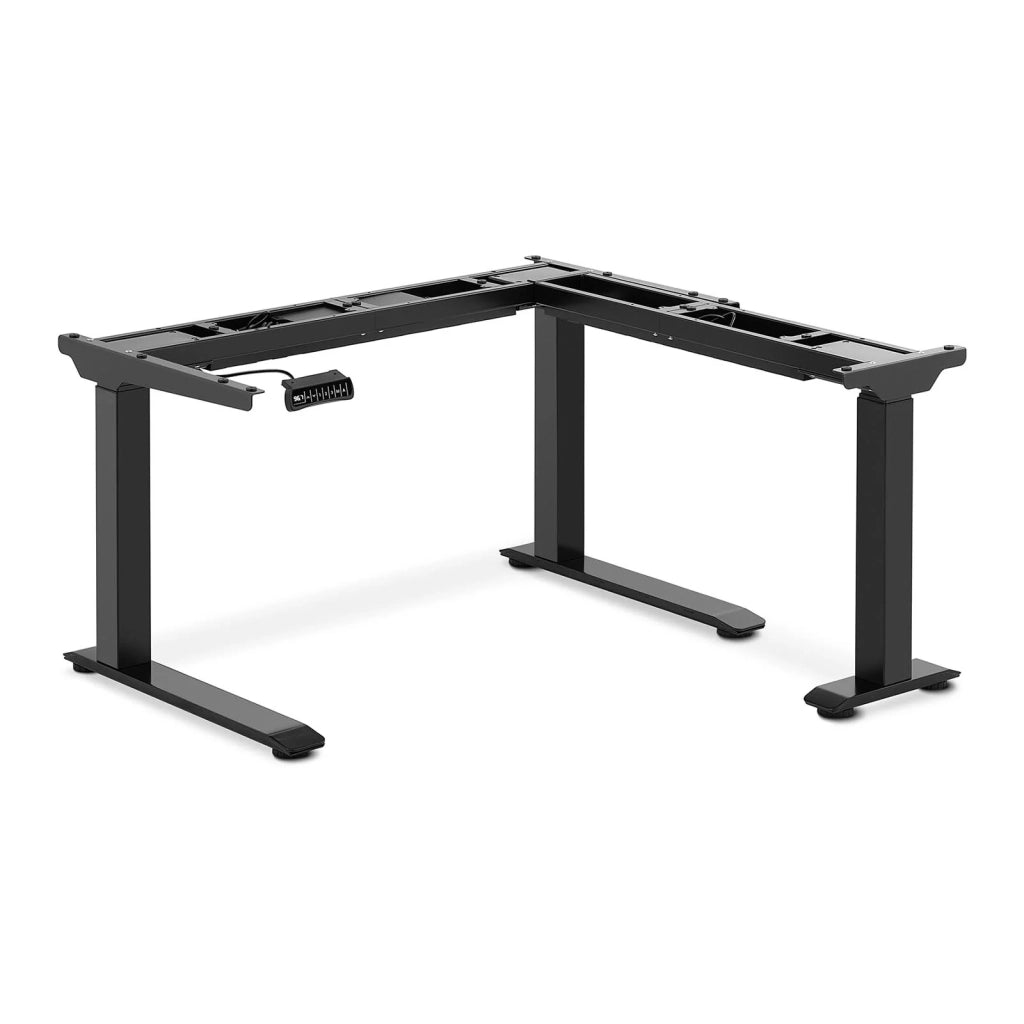 Scrivania angolare sit-stand (base) - altezza: 60-125 cm - larghezza: 110-190 cm (sinistra) / 90-150 cm (destra) - angolo: 90° - 150 kg 14_0005938