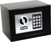 Cassa Elettronica con Chiusura a Cifre - Cassetto Sicuro e Compattibile - Nero - 230x170x170