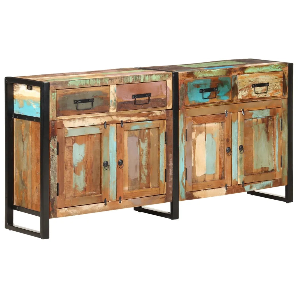 Credenza 172x35x80 cm in Legno Massello di Recupero cod mxl 70699