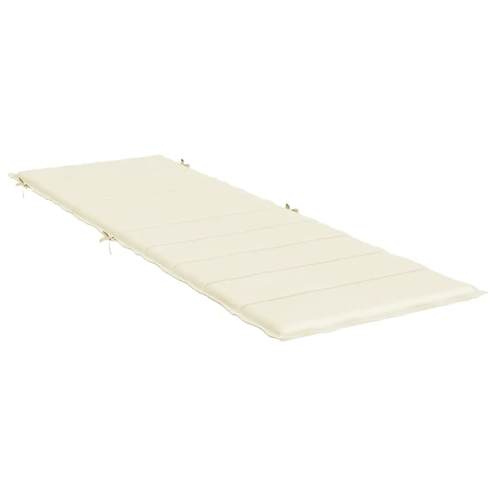 Cuscino per Lettino Crema 186x58x4 cm in Tessuto Oxford 314160