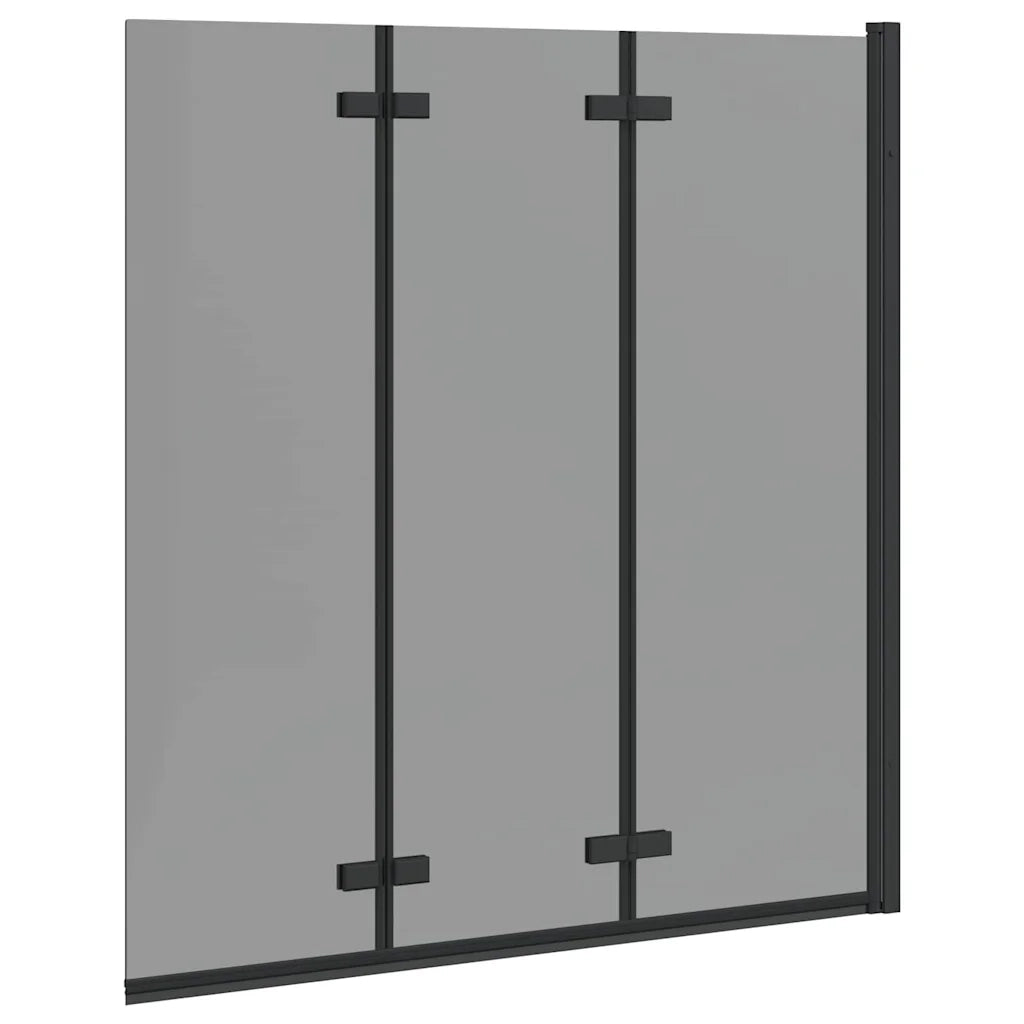 Involucro Doccia Nero 130 x 138 cm Vetro ESG e Alluminio CFW2037239
