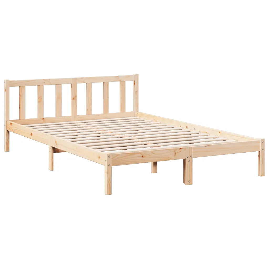 Letto Extra Lungo senza Materasso 160x220 cm in Legno di Pino 852450