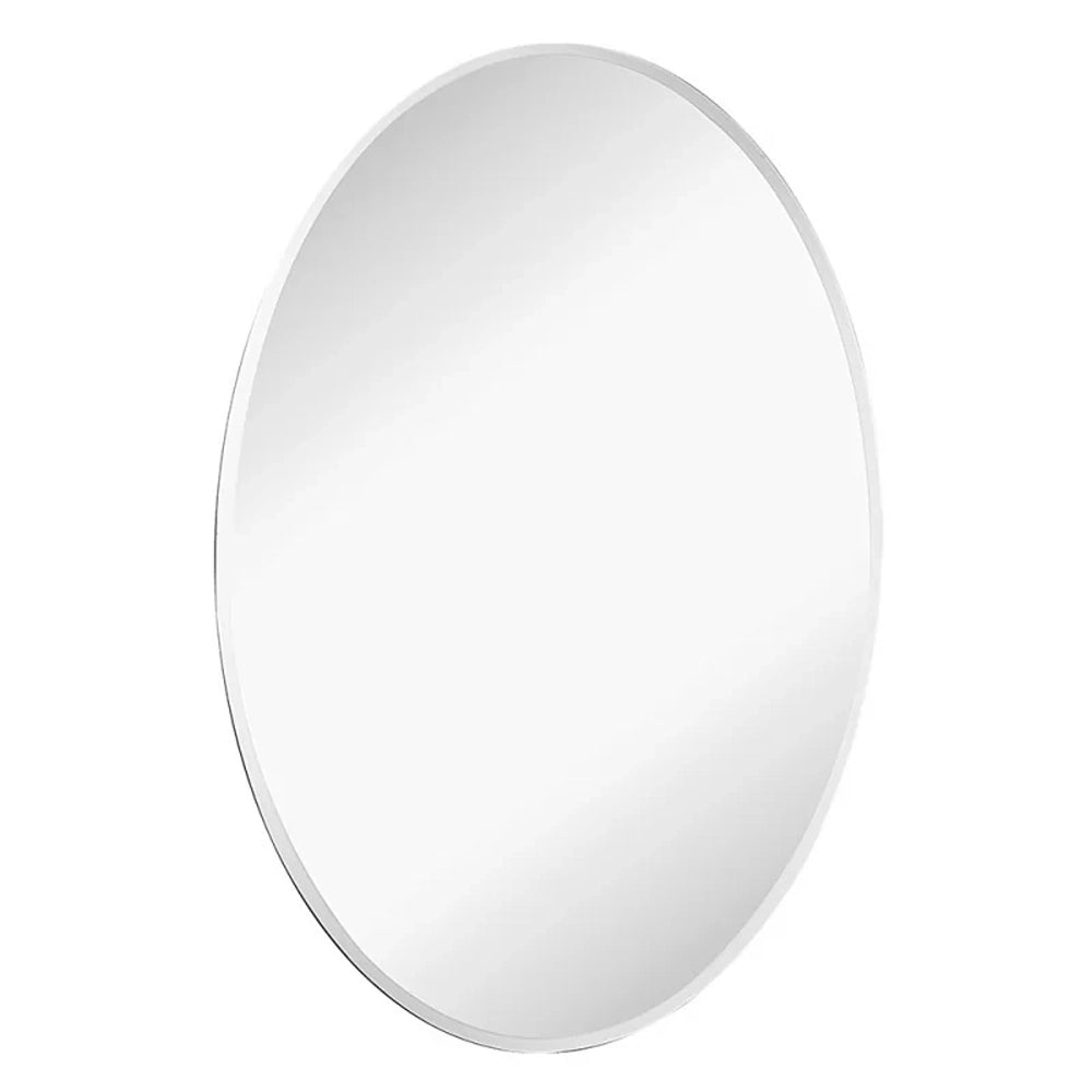 Specchio bagno ovale 65x95 cm reversibile con bisellatura 2,5 cm