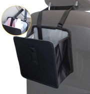 Borsa per rifiuti autoportatile - Grande sacchetto impermeabile per rifiuti, organizzatore senza perdite per la conservazione in campeggio, accessori per l'abitacolo (nero)