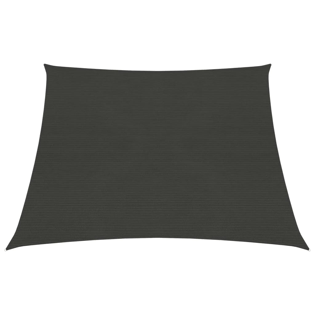 Vela ombreggiante/ombrellone 160 g/m² 3/4 x 2 m HDPE antracite 02_0008917