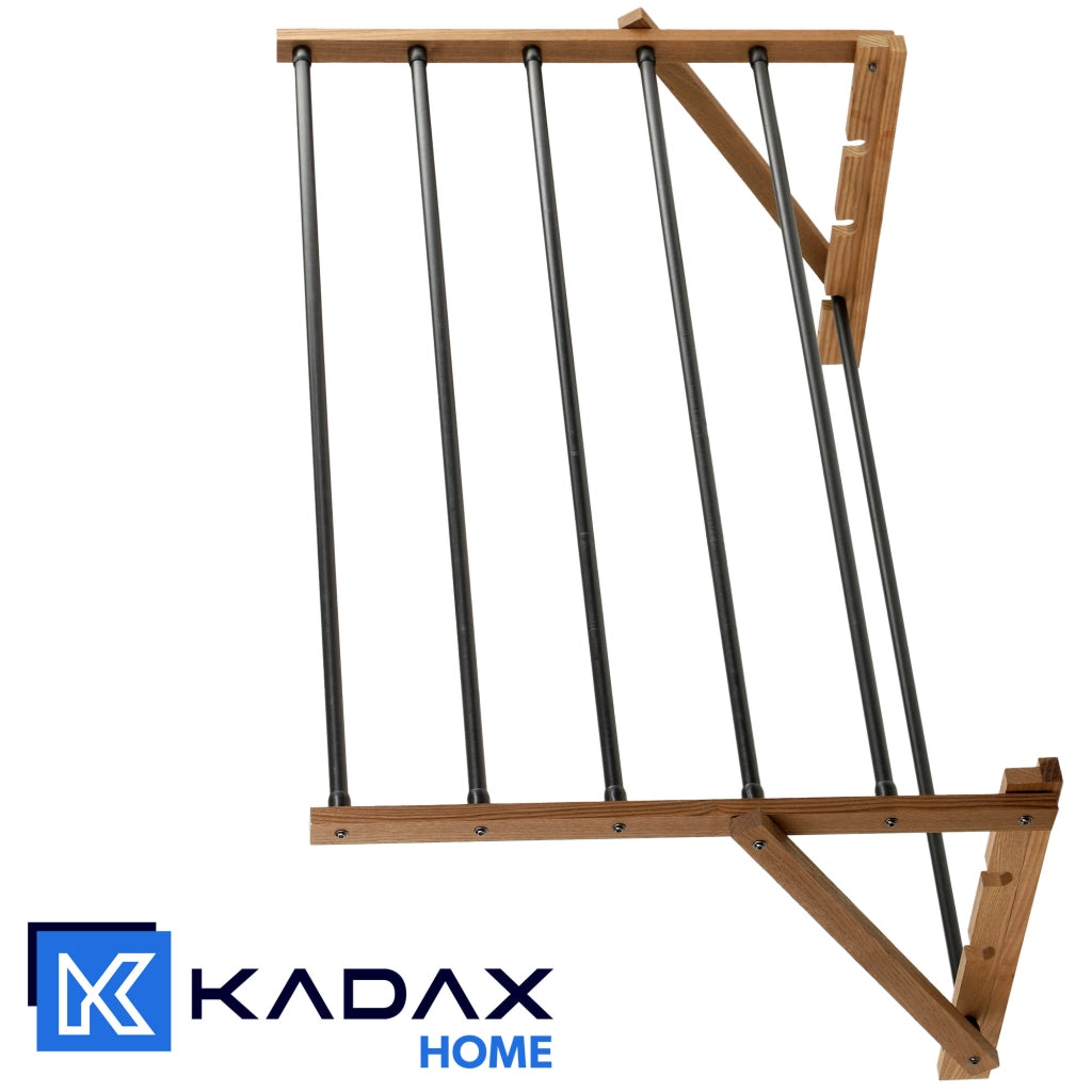 Stendibiancheria pieghevole da bagno KADAX con 5 barre