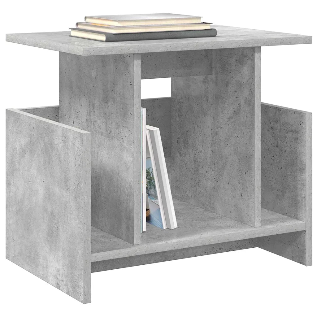 Supporto TV 50 x 35 x 45 cm Grigio cemento Legno ingegnerizzato 891006