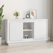 Credenza-Buffet-Armadio da cucina Bianca 102x35x60 cm in Legno Multistrato