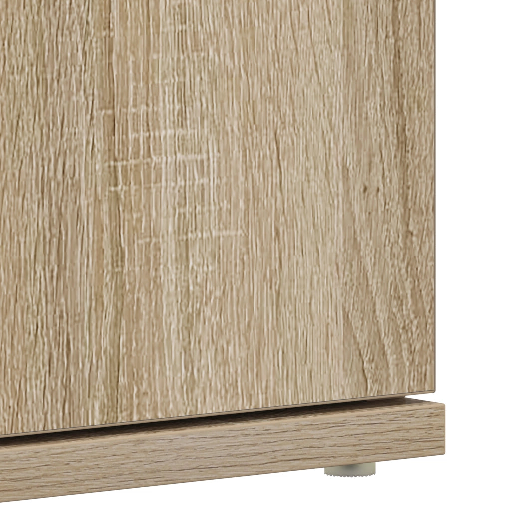 Mobile per Scarpe Quercia Sonoma 80x39x180 cm Legno Ingegnerizzato