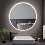 ZMH Specchio da Bagno Illuminato con Regolazione d'Intensità e Interruttore Touch