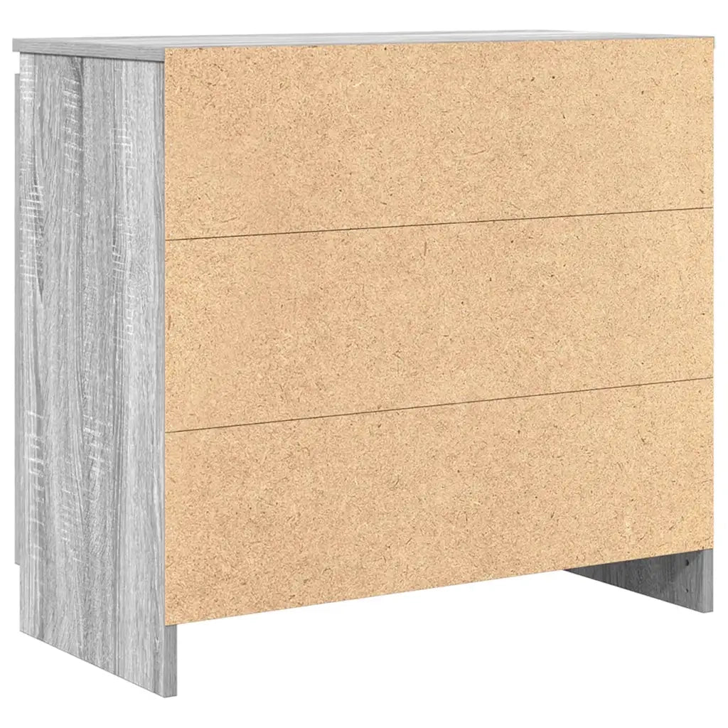 Credenza con Cassetto-Buffet-Armadio da cucina Grigio Sonoma 71x35x65 cm in Truciolato 990634