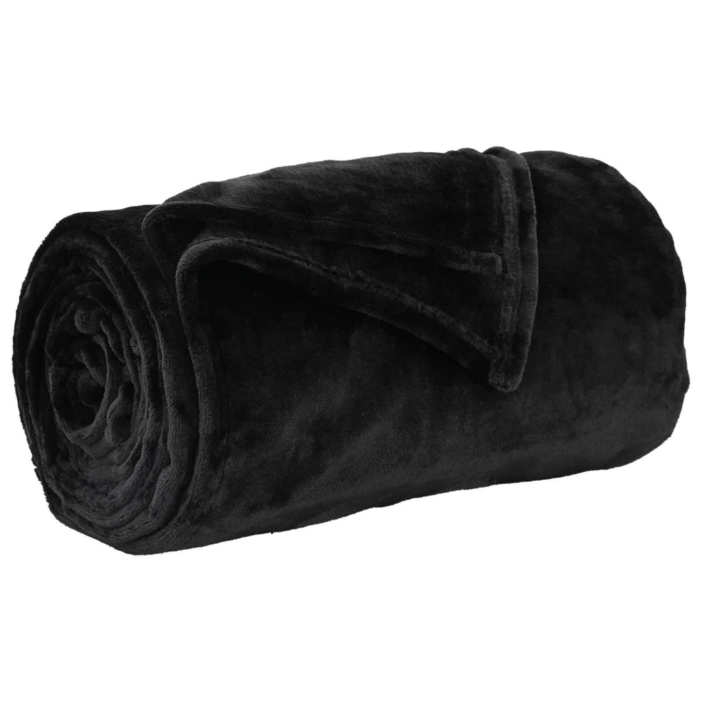 Coperta Nero 240 x 270 cm Panno