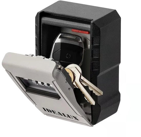 Sistema di Chiusura con Cassetto, Cassetto con Cassetto a Cifra, Grande Cassetto per Chiavi, Cassetto per Chiavi Incassato nella Parete con Chiave a 4 Cifre, Cassetto con Cassetto Scorrevole, Maniglia Integrata