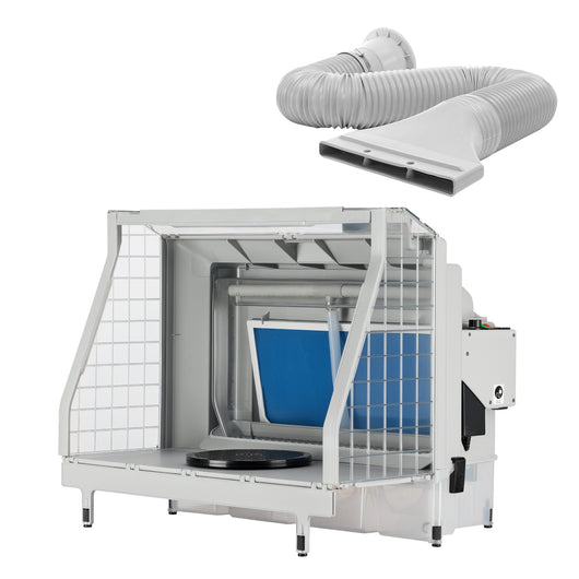 Cabina di verniciatura a velo d’acqua per aerografo 11 m³/min LED Aspiratore airbrush