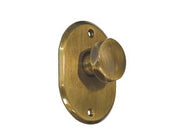 MOSTRINA OVALE CON POMOLO IN OTTONE BRUNITO 331/35  mm.70x90h. sp. mm.4  pomolo mm.35    CIPIERRE