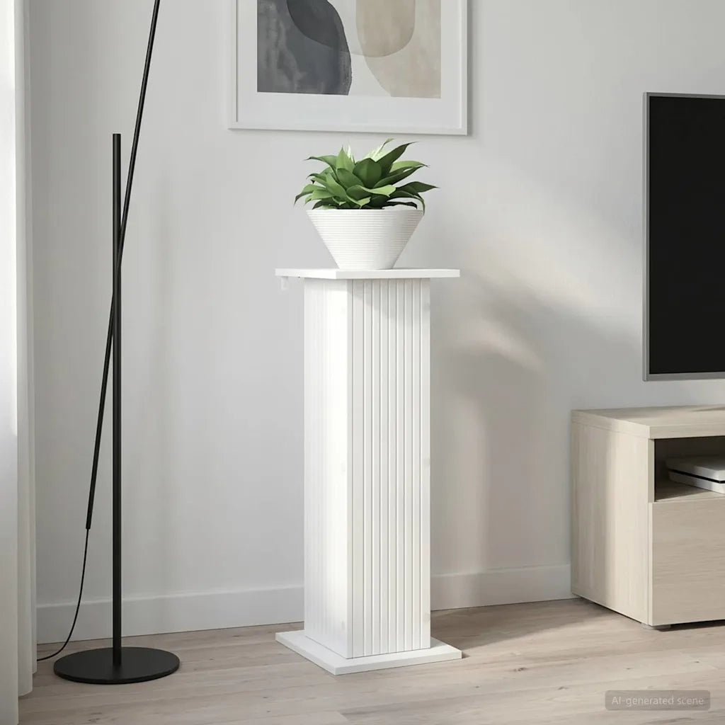 Supporto per piante Bianco 30,5 x 30 x 80,5 cm 899762