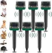 Repellente Solare per Topi - Impermeabile IP65 - Repellente Roditori - 6 pezzi