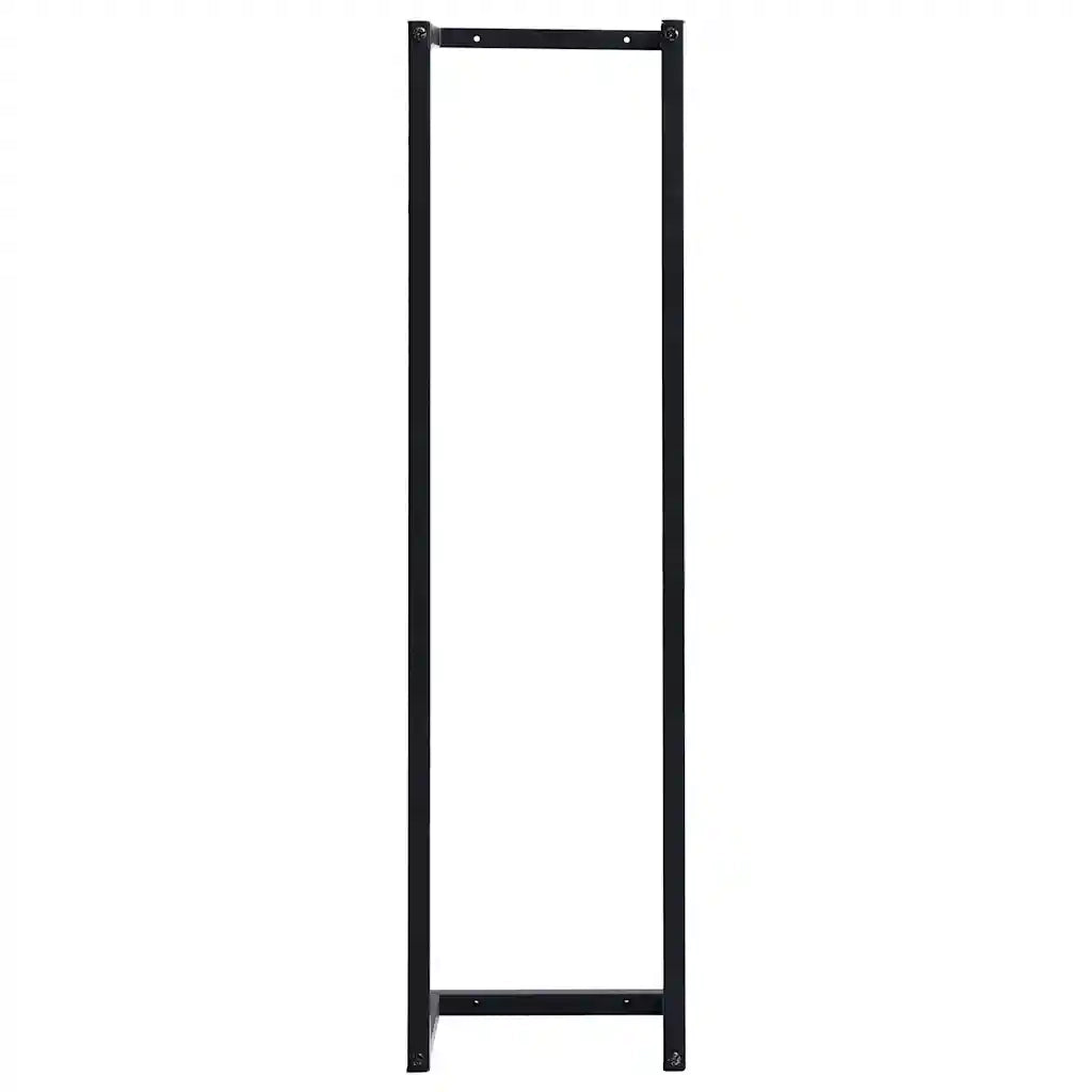 Portasciugamani da Terra Nero 25x20x95 cm Ferro 325918