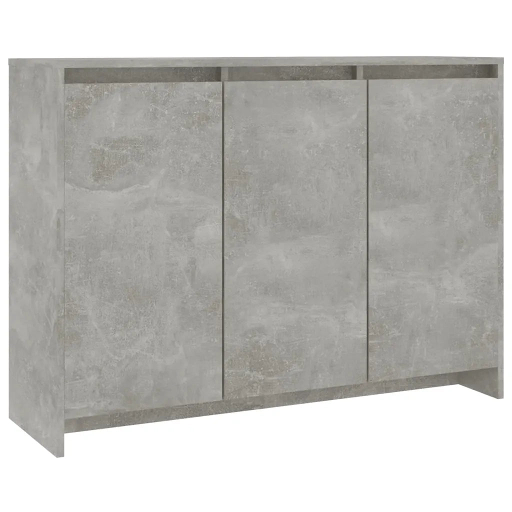 Credenza Grigio Cemento 102x33x75 cm in Truciolato cod mxl 16817