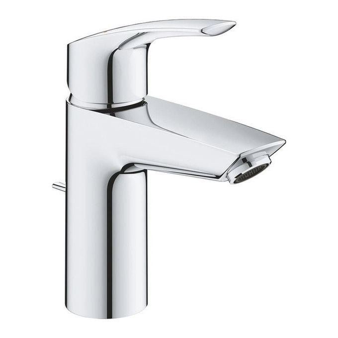 GROHE SW646825 Eurosmart New Miscelatore monocomando per lavabo Taglia S con scarico a saltarello integrato 1''1-4 flusso 5,7 l-min tecnologia GROHE EcoJoy e StarLight colore Cromo