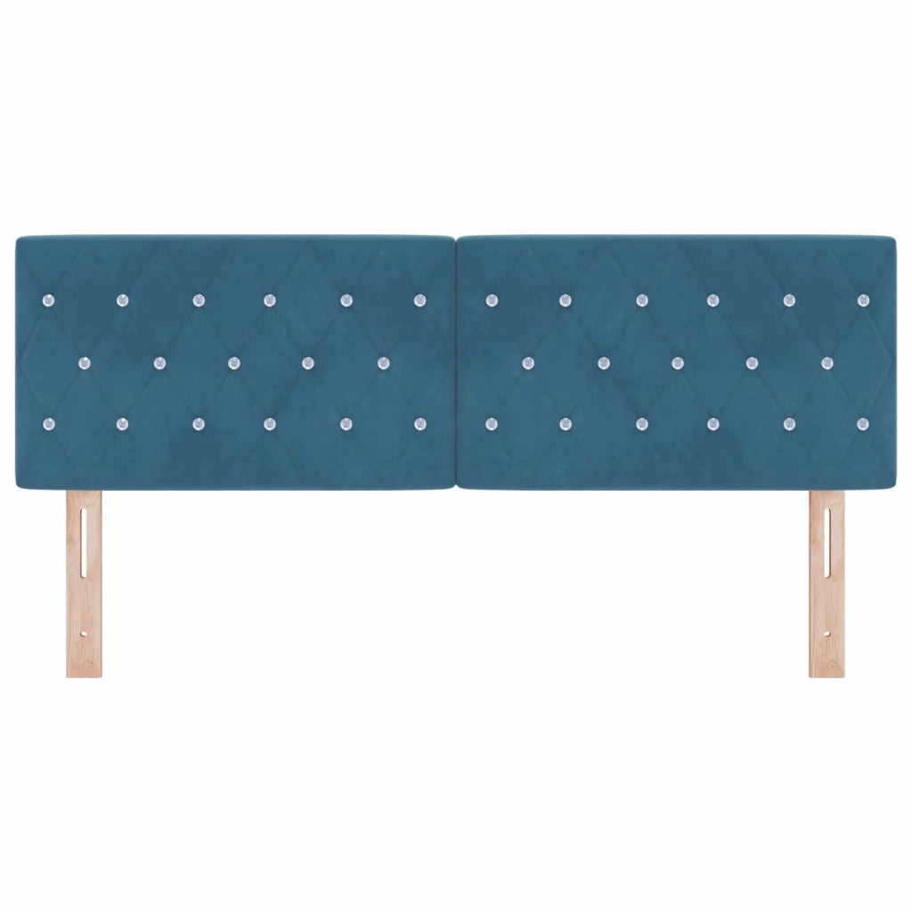 Testiera Blu Scuro 160 cm Velluto 42007097
