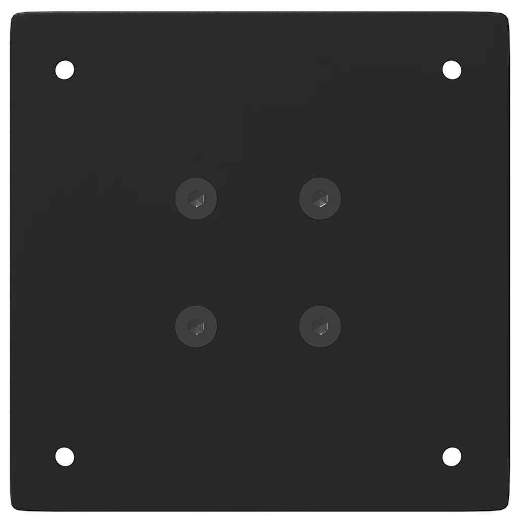 Gambe per Tavolino da Caff¨¨ 4 pz-Set di 4 Gamba per Tavolo Nere 30-32 cm Acciaio