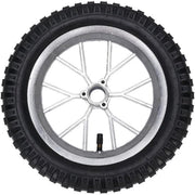 Pneumatico posteriore per bicicletta da 2 ruote - 12,5x2,75 - facile da installare - argento - pneumatico per bicicletta