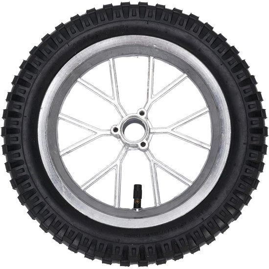 Pneumatico posteriore per bicicletta da 2 ruote - 12,5x2,75 - facile da installare - argento - pneumatico per bicicletta