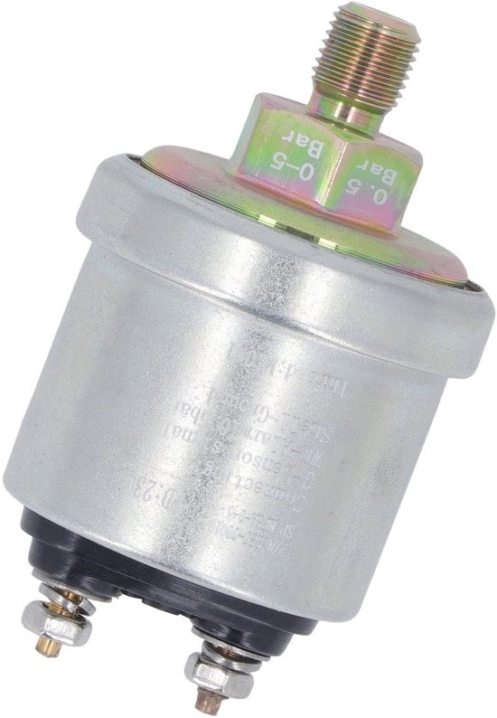 Sensore di Pressione Olio con Alta Pressione - Fusto in Ottone - M10x1 1/8NPT Bussola Esterna - Adatto per Macchine VDO - Prestazioni affidabili - Utilizzo versatile - Sensore di Pressione