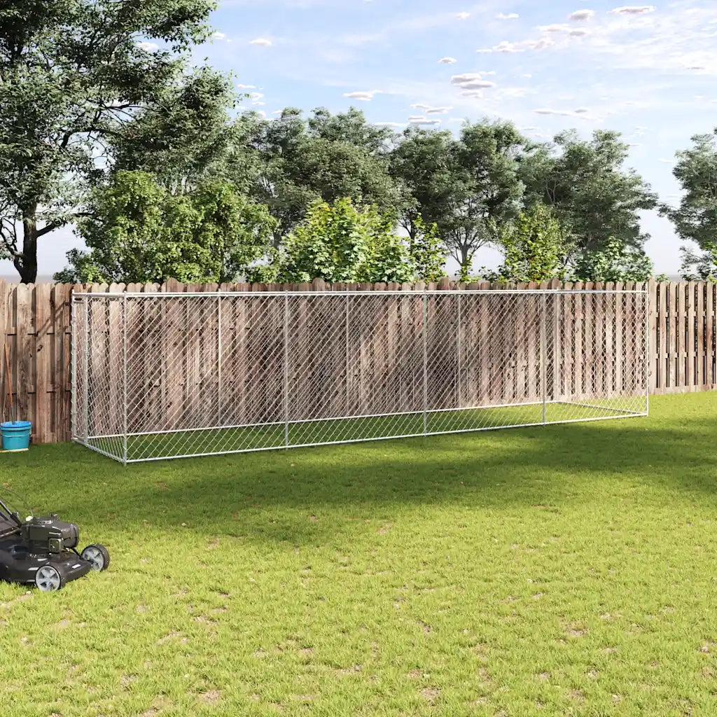 Recinzione per Cani da Esterno 760x192x185 cm 145030