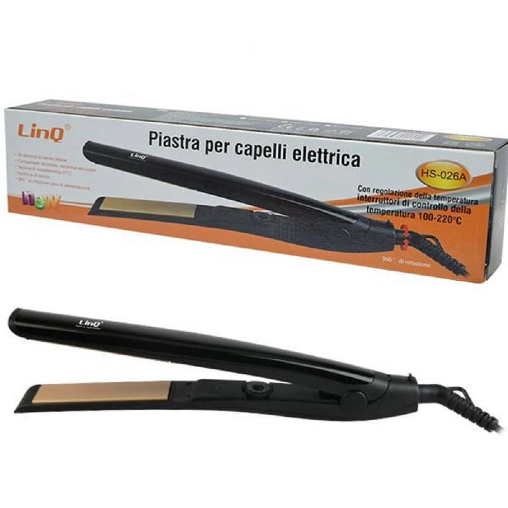 Trade Shop - Piastra In Ceramica Per Capelli Lisci Liscia Stira Acconciatura Elettrica Hs-026a -