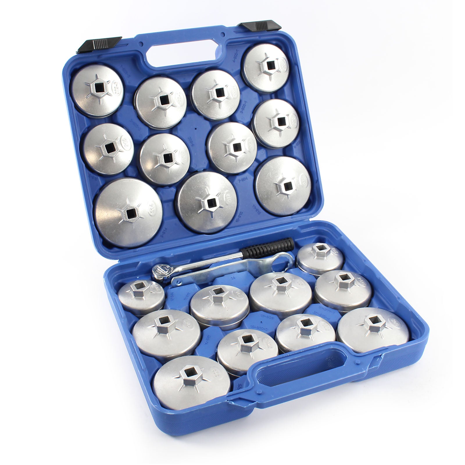 Set di tappi chiavi per filtro dell’olio 23 pz in alluminio pressofuso per auto