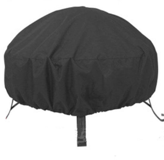 Copri Vuurkorf - Copri Vuurkorf - Copri - Copertura Vuurplata - Copri Terrasmeubile - Copri Tuinmeubile - 122 X 122 X 46 cm - Chiusura a corda - nero - 210D tessuto Oxford