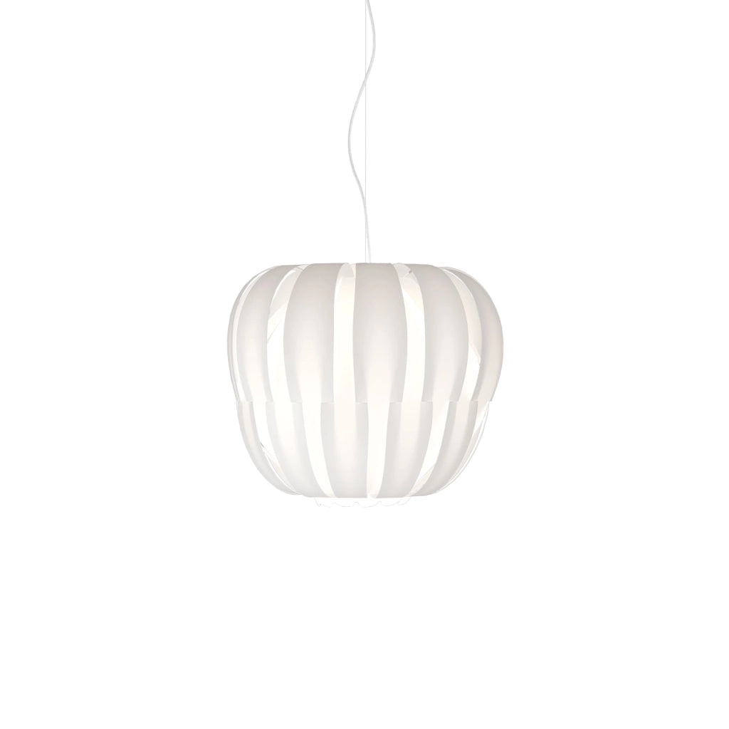 Lampadario Moderno Queen Polilux ® Bianco E Metallo Cromo 2 Luci E27
