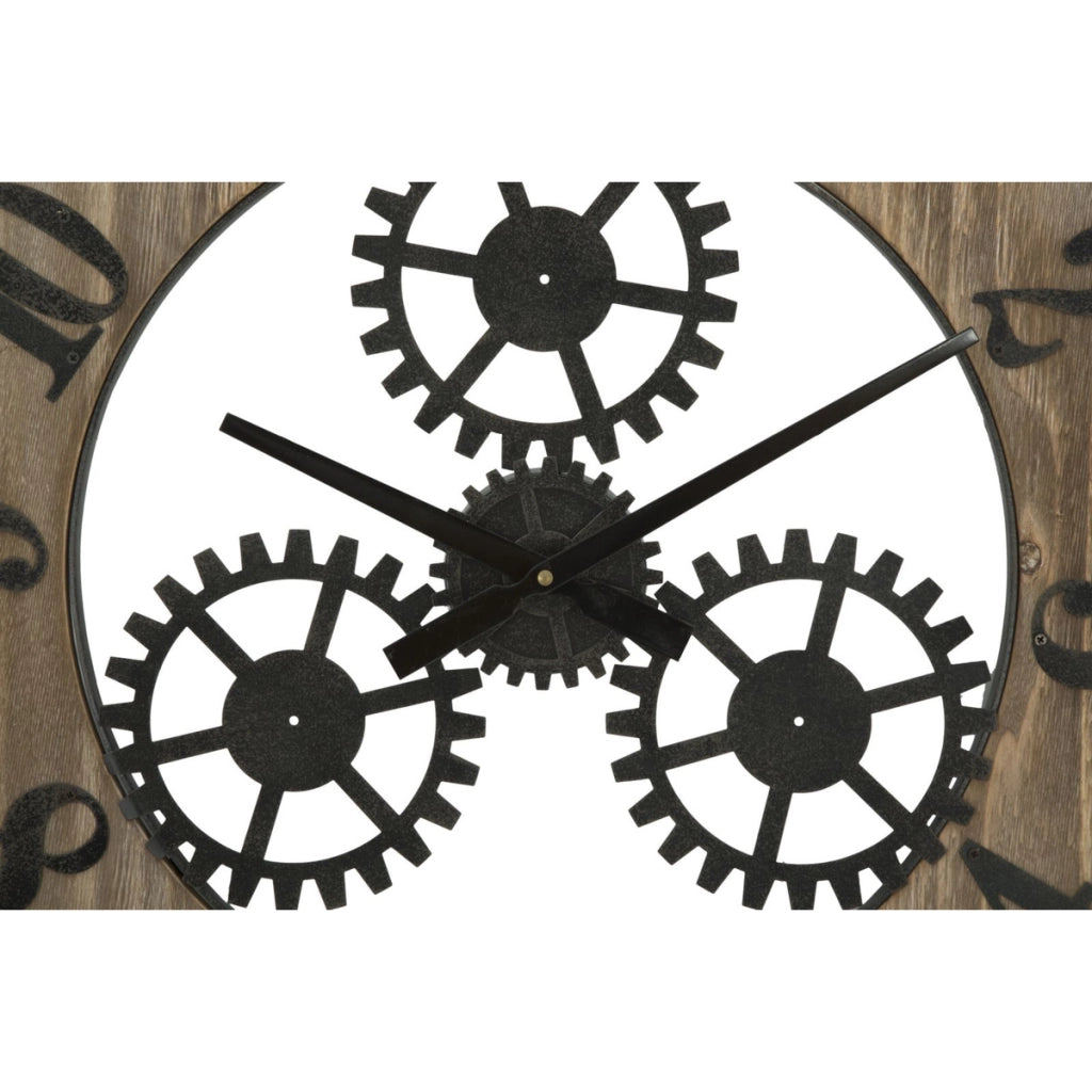 Orologio da Parete VKH259, Marrone, Metallo, 60x4x60 cm