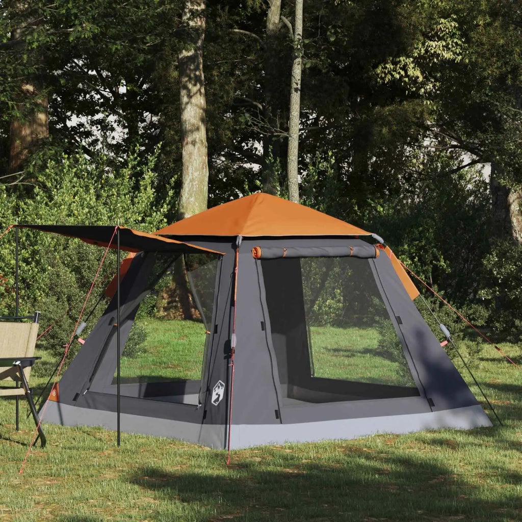 Tenda Istantanea con Catena per la Pioggia per 3 Persone con Rilascio Veloce-Tenda da campeggio 757102