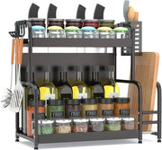 Organizzatore a strati - Estensibile - 2 strati - Metallo - 49x43x22.5 cm