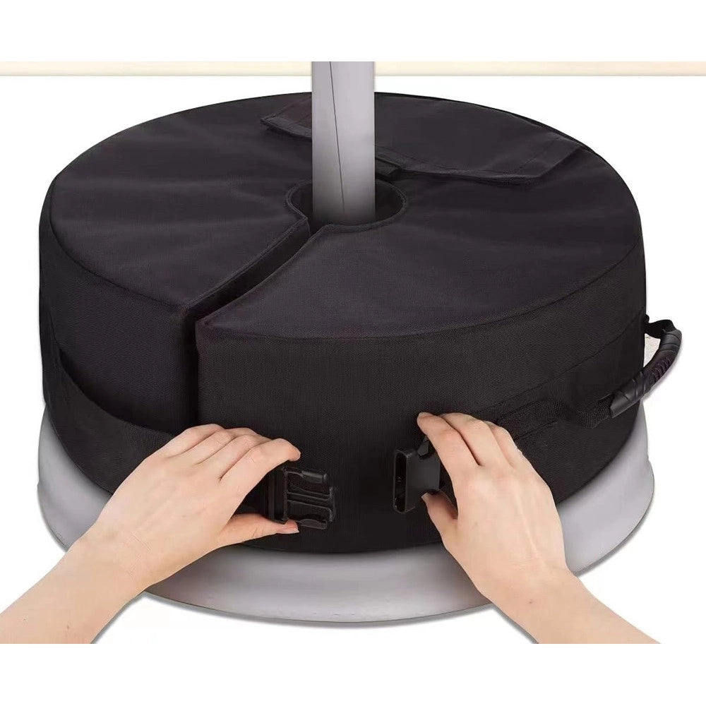 Trade Shop - Base Per Ombrellone Peso Regolabile Con Apertura Laterale Da Esterno Giardino Patio 020675 -