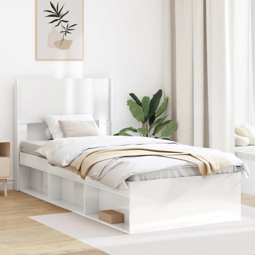 Testiera Letto Bianco Lucido PB