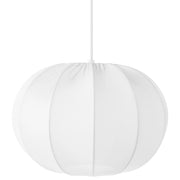 Lampada a sospensione con paralume in nylon bianco Design moderno Luce per il soggiorno