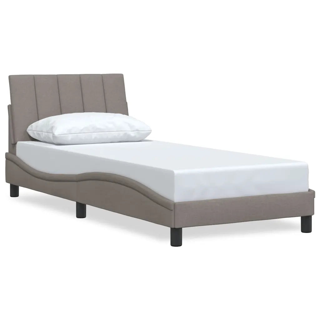 Giroletto senza Materasso Hanko Tortora 90x190 cm Tessuto