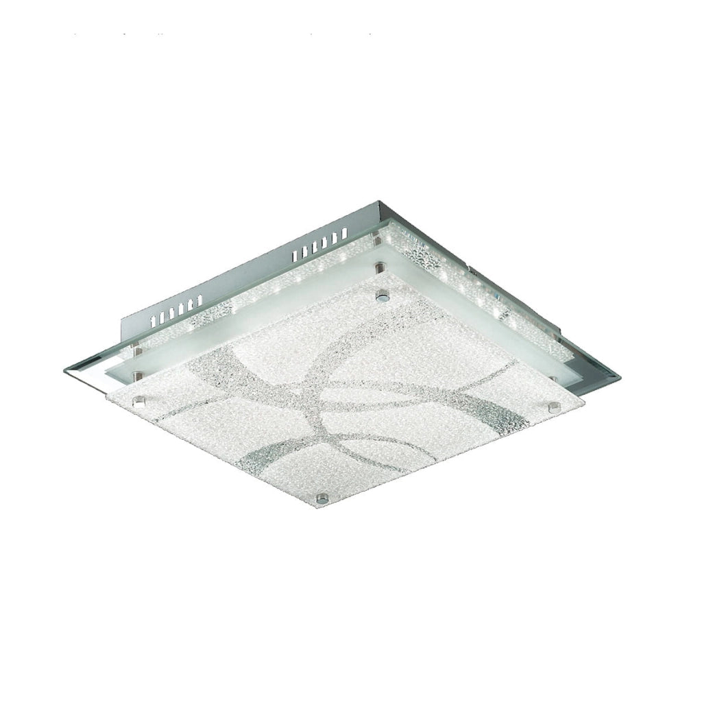 Plafoniera LED Italux Orlando bianca quadrata 17W 3000K