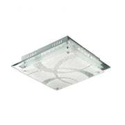 Plafoniera LED Italux Orlando bianca quadrata 17W 3000K