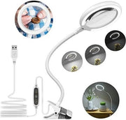 Lampada a Led con illuminazione rotante - Lampada a Led con stativo rotativo - Bianca