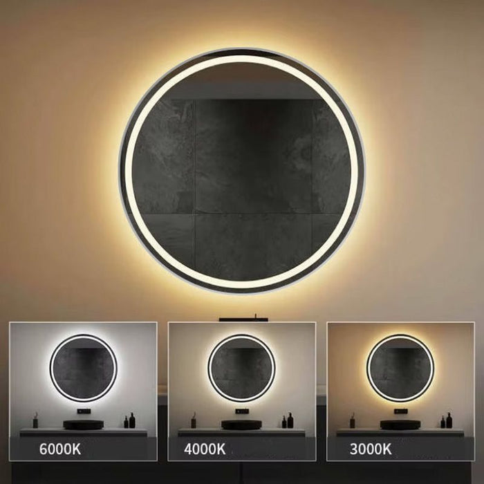 Specchio Led 80cm Mmj Brush Silver