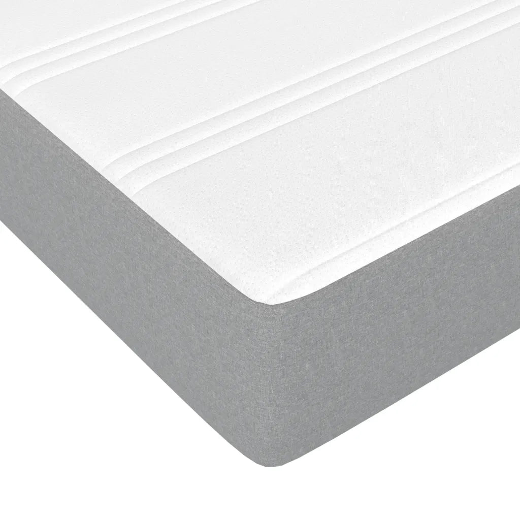 Letto Cassetti e Materasso Bianco 120x200cm Legno Massello Pino 3281902