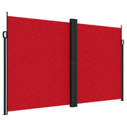 Tenda da Sole | Tenda parasole Laterale Retrattile Rossa 200x1000 cm