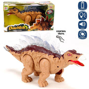 Trade Shop - Dinosauro Stegosauro Camminante Con Luci Suoni E Movimenti Giocattolo Bambini -