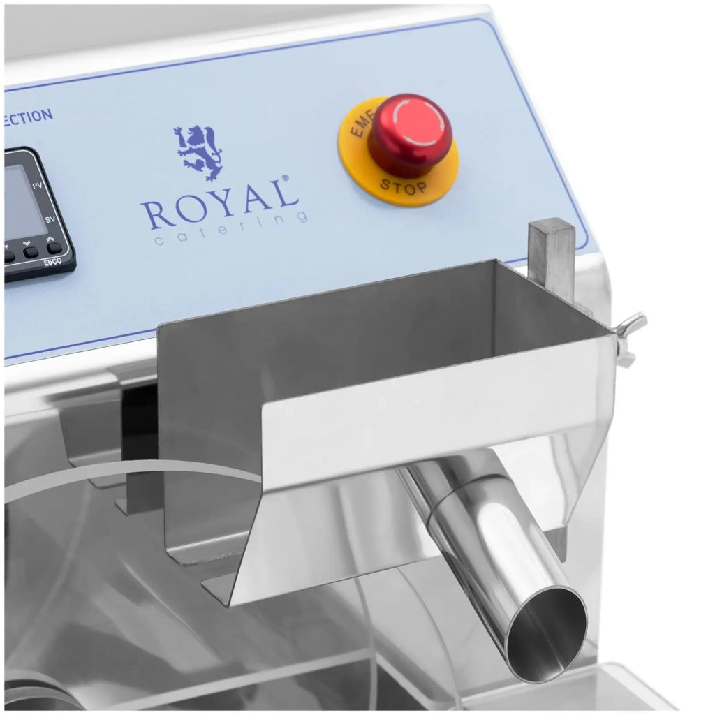 Temperatrice per cioccolato in acciaio inox 750 watt 8 litri acciaio inox argento 14_0010117