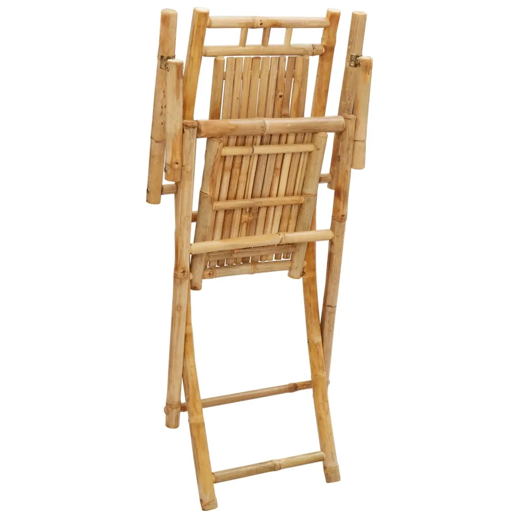 Sedie da Giardino Pieghevoli 6 pz 53x66x99 cm in Bambù 3278515